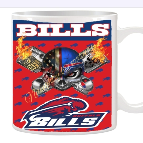 Buffalo Bills skull cup - Picture 3 of 3
